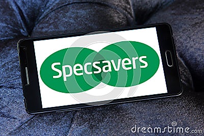 Specsavers company logo Editorial Stock Photo