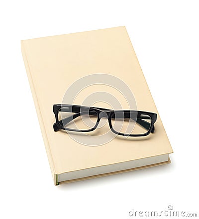 Spectacles On Book Stock Photo
