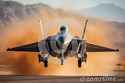 Spectacular Airshow Display: Fighter Plane. Stock Photo