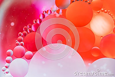 Spectacular `Cosmos` background in the form of multicolored circles. Stock Photo