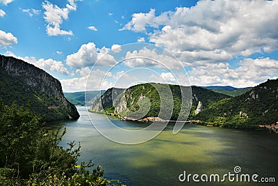Spectacular Danube Gorges Stock Photo