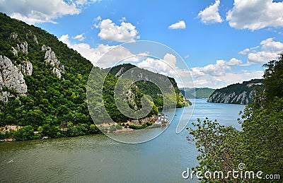 Spectacular Danube Gorges Stock Photo