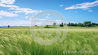 Spectacular Grass Scenery: Cinematic Canon Eos Rebel T7 Photography Stock Photo