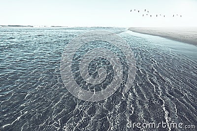 Spectacular view of unspoilt and isolated beach Stock Photo