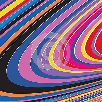 Spectrum Abstract Rainbow Stripe Space Milky Way Galaxy Vector Background Vector Illustration