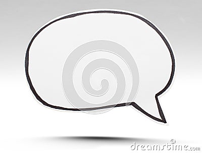 Speech bubble Stock Photo