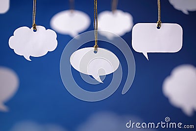 Speech bubbles Stock Photo