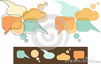 Speech Bubbles Vector Illustration