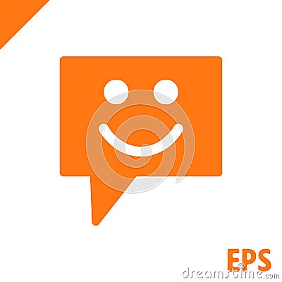 Speech Bubbles Icon. Chat pictogram icon stock vector illustration Vector Illustration