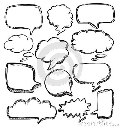 Speech bubbles Vector Illustration