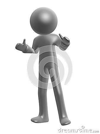 Speech-maker stand Stock Photo