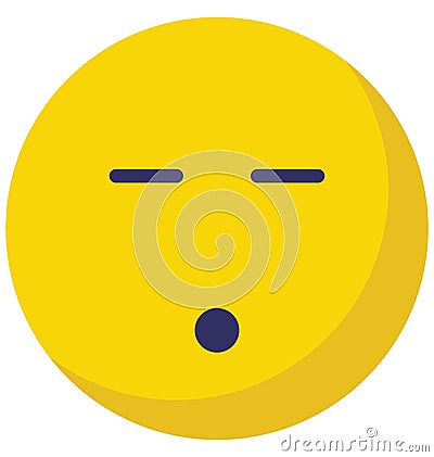 speechless, sad Vector Isolated Icon which can easily modify or edit Vector Illustration