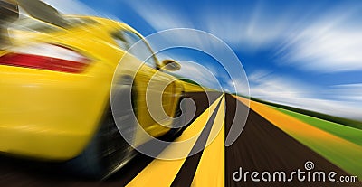 Speed Editorial Stock Photo