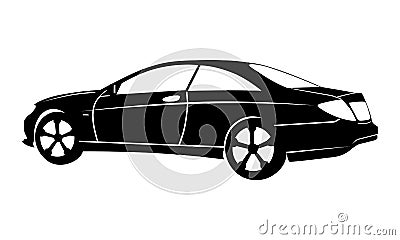 Speed Auto Logo, silhouette Template, automotive logo design Stock Photo