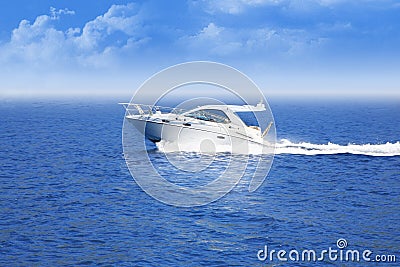 Speed boat Stock Photo