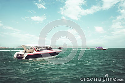 Speed boat Stock Photo