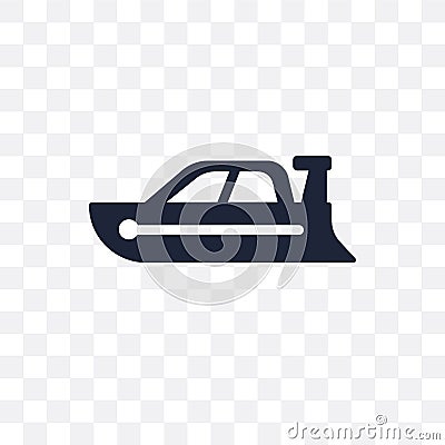 Speed boat transparent icon. Speed boat symbol design from Nautical collection. Vector Illustration