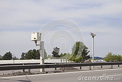 Speed camera Stock Photo