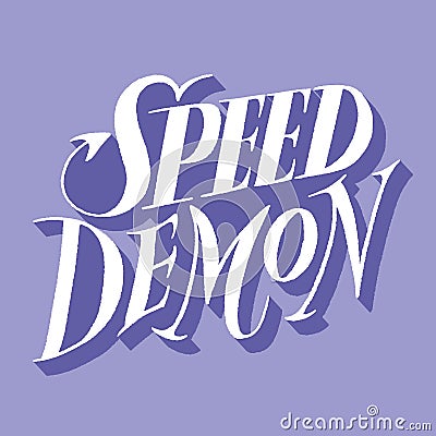Speed Demon Vector Illustration