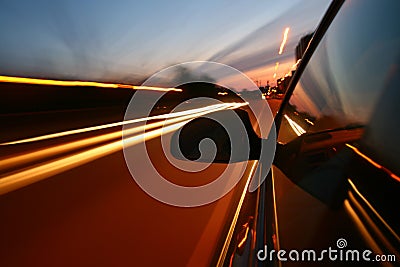 Speed drive Stock Photo