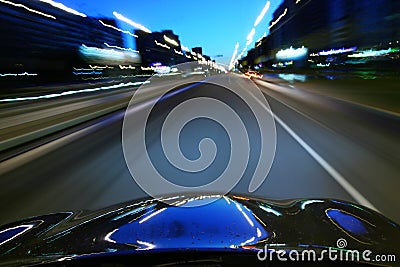 Speed drive Stock Photo