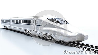 speed Japanese train Cartoon Illustration