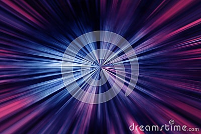 Speed of Light, light spectrum Stock Photo