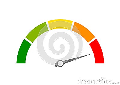 Speed metering icon illustration isolated on white background Cartoon Illustration