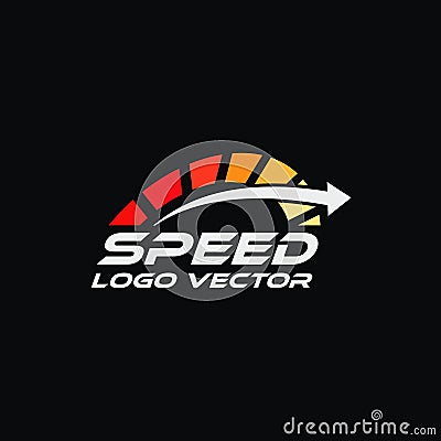 Speed RPM logo Vector Illustration