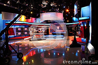 Speed Television Studio Editorial Stock Photo