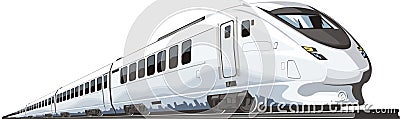 Speed train Vector Illustration