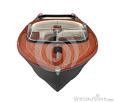 Speedboat Isolated Stock Photo