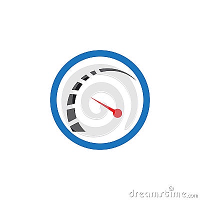 speedo meter logo Vector Illustration
