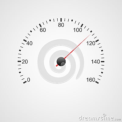 Speedometer design. Vector Illustration