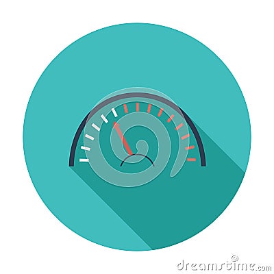 Speedometer icon. Vector Illustration