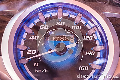 Speedometer Motorcycles Stock Photo