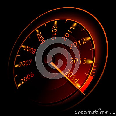 Speedometer Vector Illustration