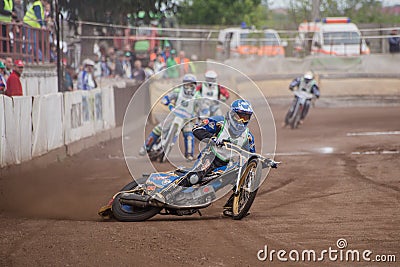 Speedway riders Editorial Stock Photo