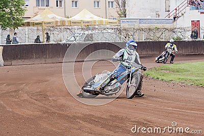 Speedway riders Editorial Stock Photo