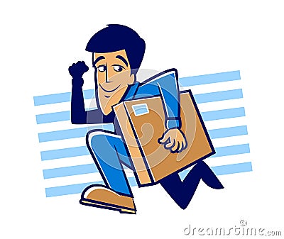 Speedy Delivery Stock Vector - Image: 39094453