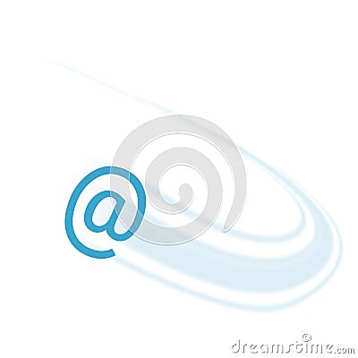 Speedy e-mail Stock Photo