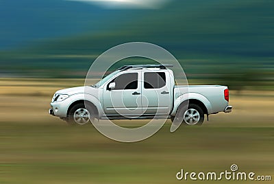 Speedy pick-up Stock Photo