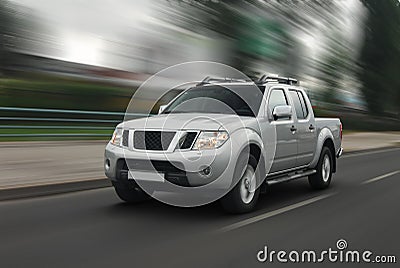 Speedy pick-up Stock Photo