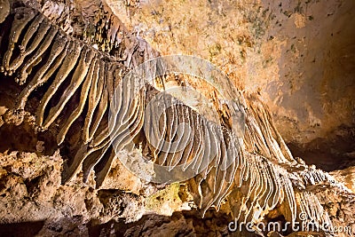 Speleothem formations known as the 