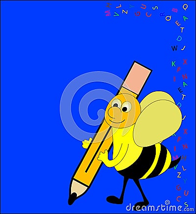 Spelling Bee Stock Photo