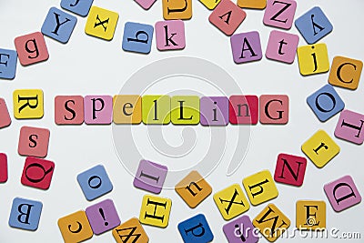 Spelling Stock Photo