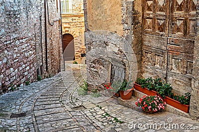 Spello (Umbria Italy) Stock Photo