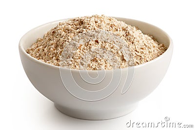 Spelt whole grain flour Stock Photo