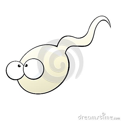 Sperm character Vector Illustration