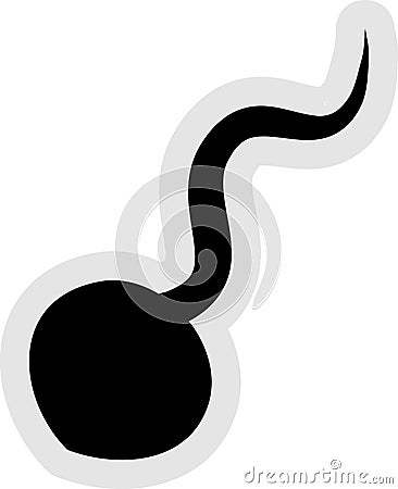 Sperm icon Vector Illustration